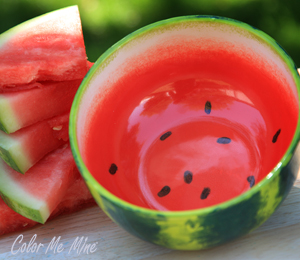 Trinity Color Me Mine Watermelon Bowl