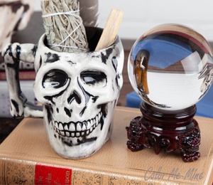 Trinity Color Me Mine Antiqued Skull Mug