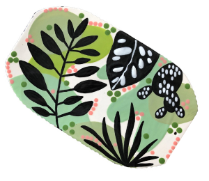 Trinity Color Me Mine Leaf Charcuterie Board