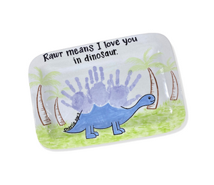 Trinity Color Me Mine Handprints Dinosaur