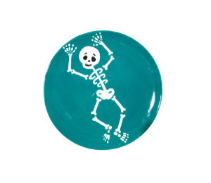 Trinity Color Me Mine Jumping Skeleton Plate