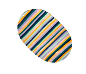 Trinity Color Me Mine Stripes Platter