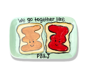 Trinity Color Me Mine PB&J Plate