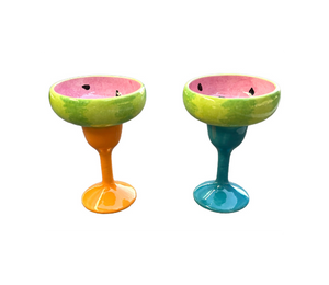 Trinity Color Me Mine Margarita Glasses