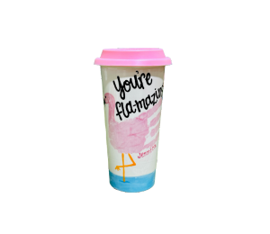 Trinity Color Me Mine Flamingo Travel Cup