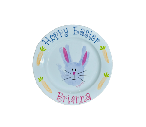 Trinity Color Me Mine Easter Bunny Plate