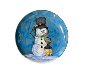 Trinity Color Me Mine Rustic Glazed Snowman