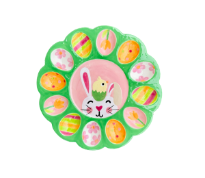 Trinity Color Me Mine Easter Sherbet Egg Plate