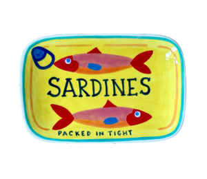 Trinity Color Me Mine Sardines Appetizer Plate