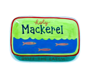 Trinity Color Me Mine Mackerel Appetizer Plate