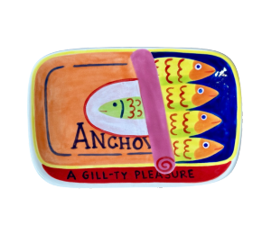 Trinity Color Me Mine Anchovies App Plate
