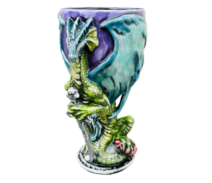 Trinity Color Me Mine Antique Dragon Goblet