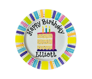 Trinity Color Me Mine Birthday Cake Plate
