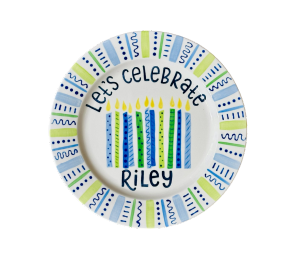 Trinity Color Me Mine Let's Celebrate Plate